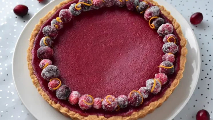 Viral Food Trend: Cranberry-Orange Curd Tart You Must Try