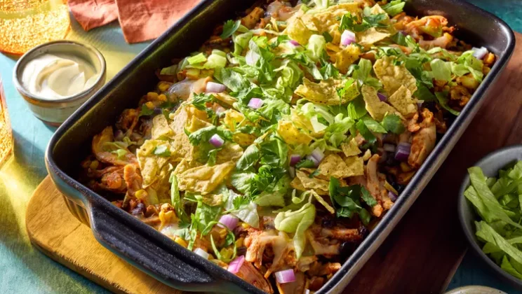Chicken Taco Dump Dinner Recipe — Quick and Easy Homemade Snack