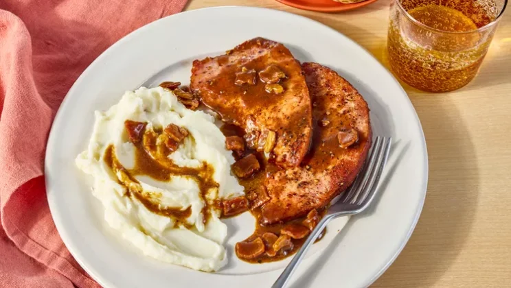 Simple & Affordable Ham with Red Eye Gravy Recipe