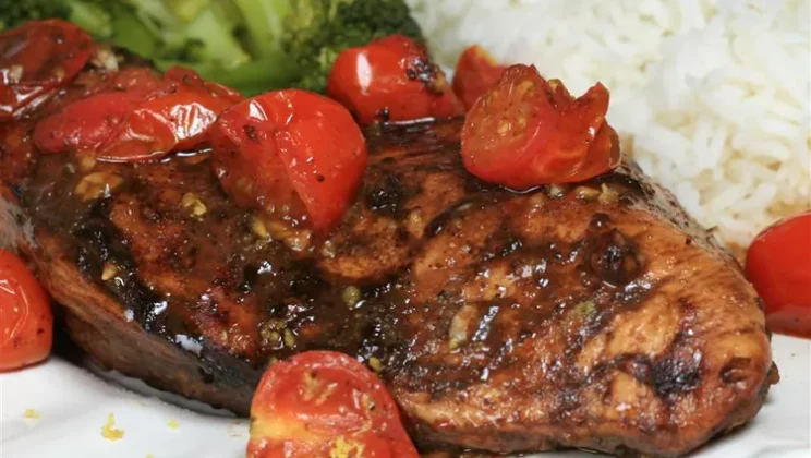 Easy Roasted Balsamic Chicken with Baby Tomatoes Recipe You Can Make in 30 Minutes